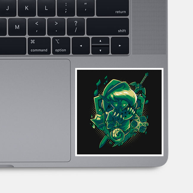 The Ocarina Of Hope-None-Glossy-Sticker-Diego Oliver