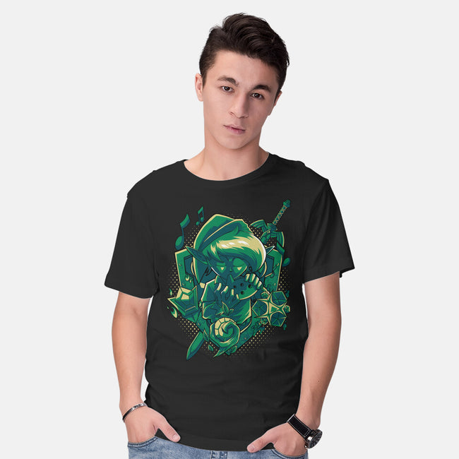 The Ocarina Of Hope-Mens-Basic-Tee-Diego Oliver