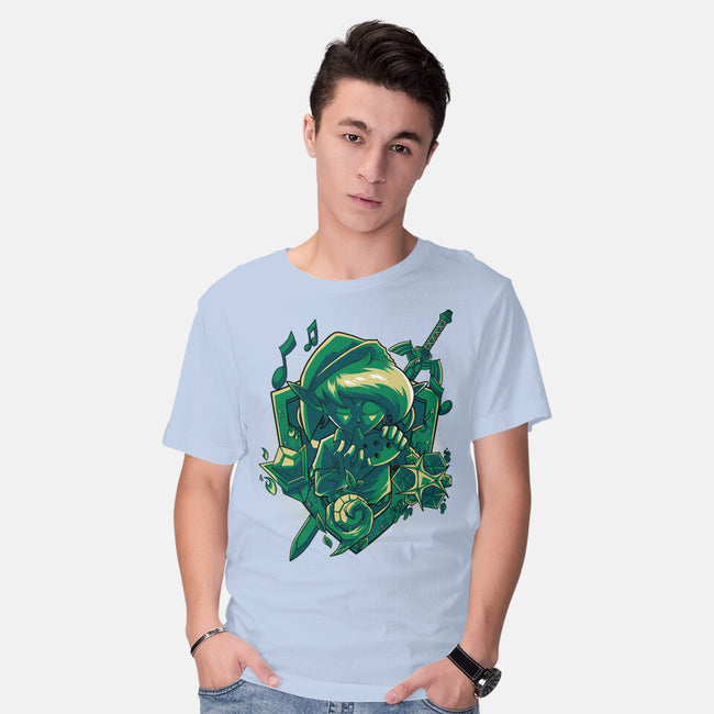 The Ocarina Of Hope-Mens-Basic-Tee-Diego Oliver