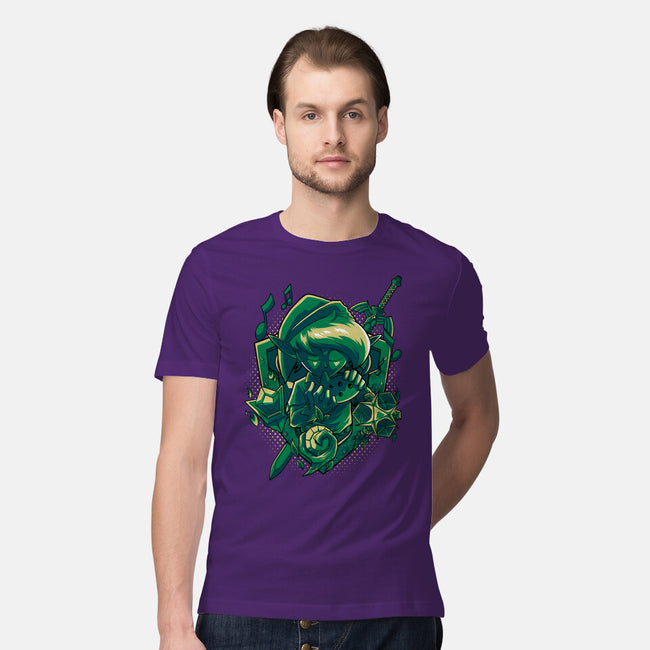 The Ocarina Of Hope-Mens-Premium-Tee-Diego Oliver