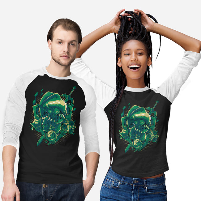 The Ocarina Of Hope-Unisex-Baseball-Tee-Diego Oliver