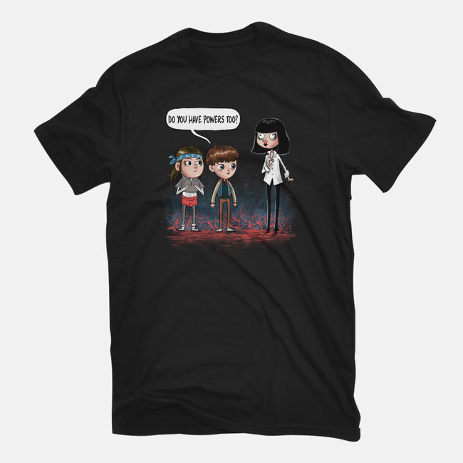 Do You Have Powers Too-Womens-Fitted-Tee-zascanauta