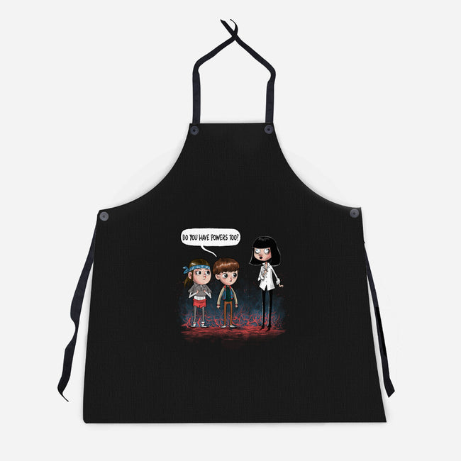 Do You Have Powers Too-Unisex-Kitchen-Apron-zascanauta