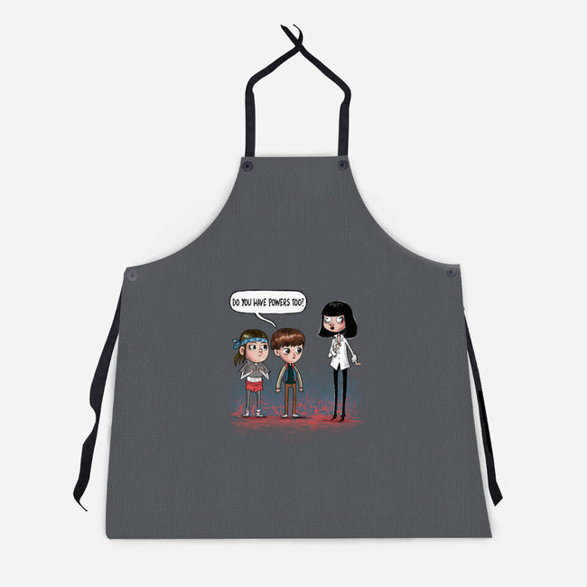Do You Have Powers Too-Unisex-Kitchen-Apron-zascanauta