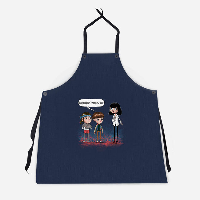 Do You Have Powers Too-Unisex-Kitchen-Apron-zascanauta