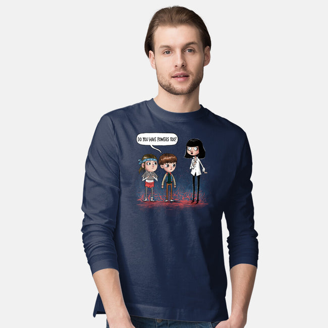 Do You Have Powers Too-Mens-Long Sleeved-Tee-zascanauta