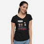 Do You Have Powers Too-Womens-V-Neck-Tee-zascanauta
