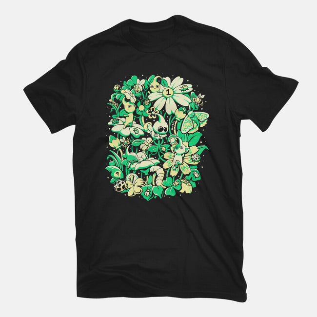 Tiny Garden-Womens-Fitted-Tee-eduely