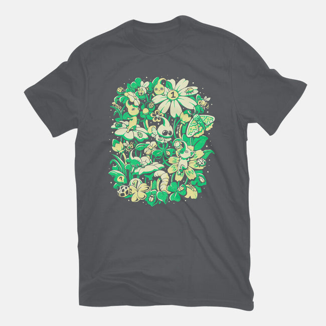 Tiny Garden-Womens-Fitted-Tee-eduely