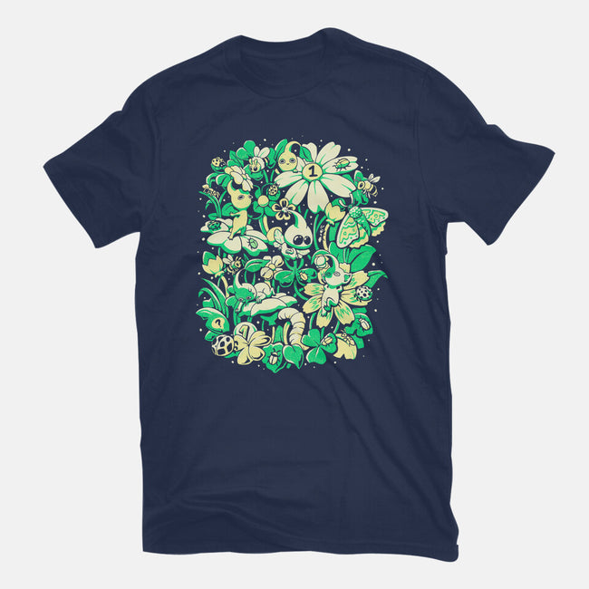 Tiny Garden-Womens-Fitted-Tee-eduely