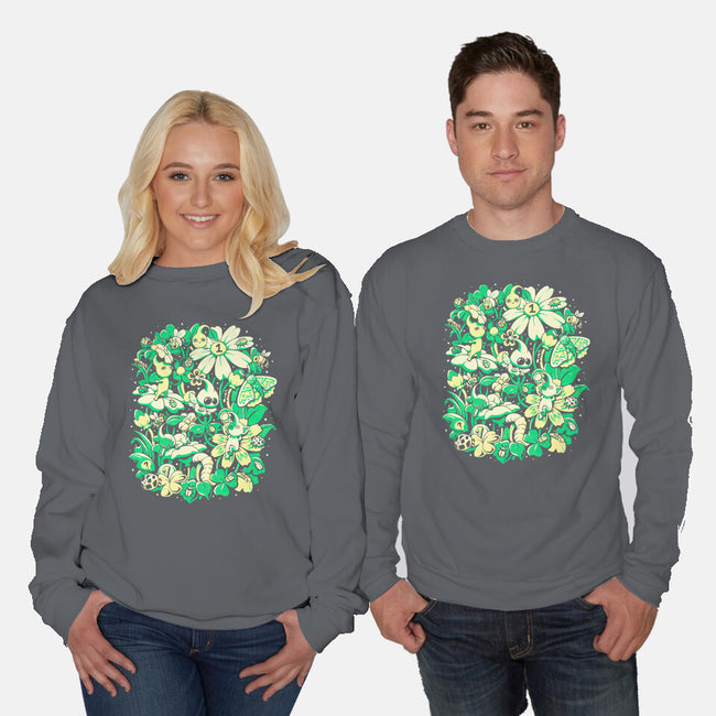 Tiny Garden-Unisex-Crew Neck-Sweatshirt-eduely