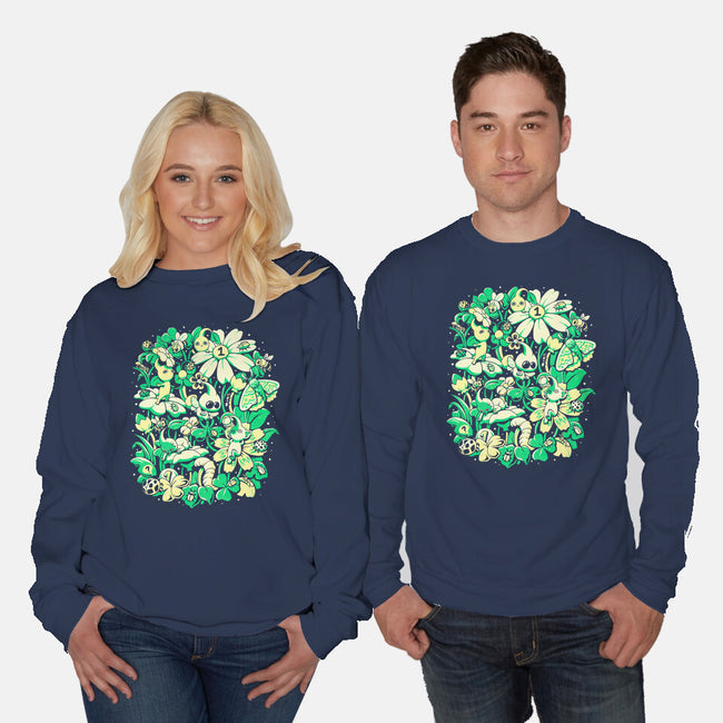 Tiny Garden-Unisex-Crew Neck-Sweatshirt-eduely