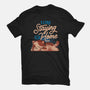 I Like Staying At Home-Womens-Fitted-Tee-eduely