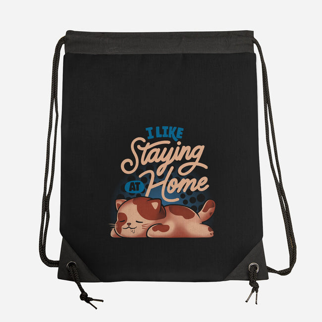 I Like Staying At Home-None-Drawstring-Bag-eduely