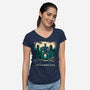 No Remorse-Womens-V-Neck-Tee-JCMaziu
