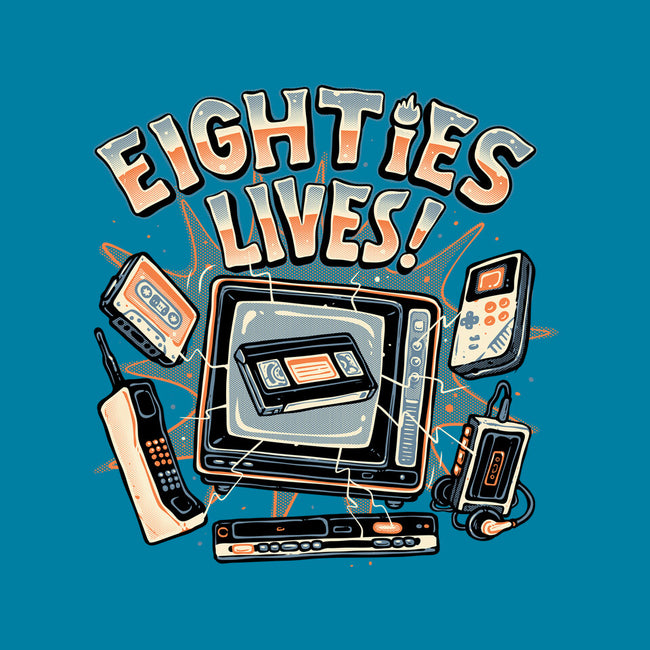 Eighties Lives-None-Adjustable Tote-Bag-glitchygorilla