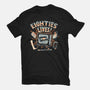 Eighties Lives-Womens-Fitted-Tee-glitchygorilla