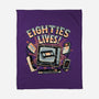 Eighties Lives-None-Fleece-Blanket-glitchygorilla