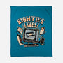 Eighties Lives-None-Fleece-Blanket-glitchygorilla