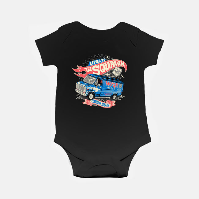 The Hometown Radio-Baby-Basic-Onesie-glitchygorilla