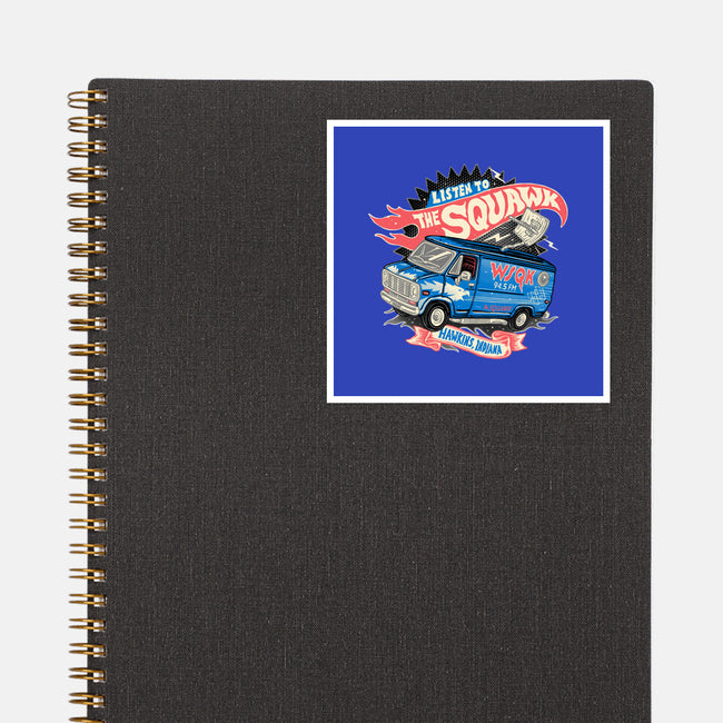 The Hometown Radio-None-Glossy-Sticker-glitchygorilla