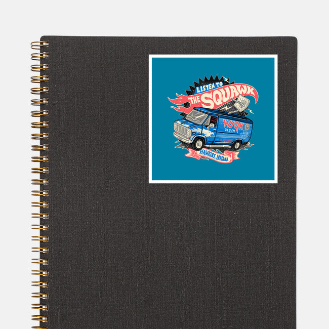 The Hometown Radio-None-Glossy-Sticker-glitchygorilla