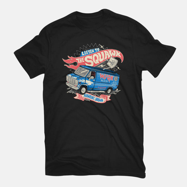 The Hometown Radio-Womens-Fitted-Tee-glitchygorilla