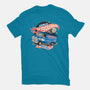 The Hometown Radio-Womens-Fitted-Tee-glitchygorilla
