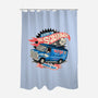 The Hometown Radio-None-Polyester-Shower Curtain-glitchygorilla