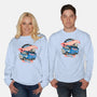 The Hometown Radio-Unisex-Crew Neck-Sweatshirt-glitchygorilla