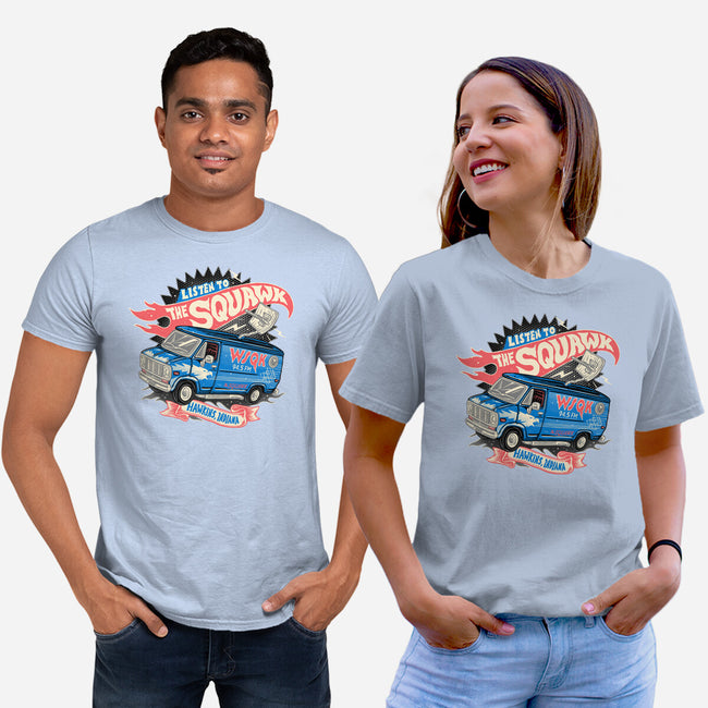 The Hometown Radio-Unisex-Basic-Tee-glitchygorilla