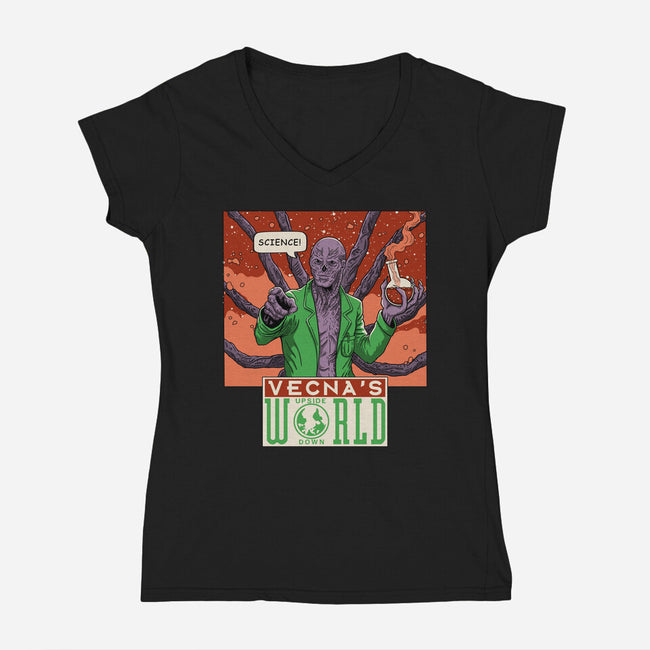 Vecna's World-Womens-V-Neck-Tee-JCMaziu