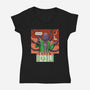 Vecna's World-Womens-V-Neck-Tee-JCMaziu