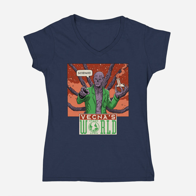 Vecna's World-Womens-V-Neck-Tee-JCMaziu
