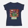 Vecna's World-Womens-V-Neck-Tee-JCMaziu