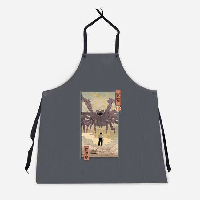 Strange Abyss-Unisex-Kitchen-Apron-vp021