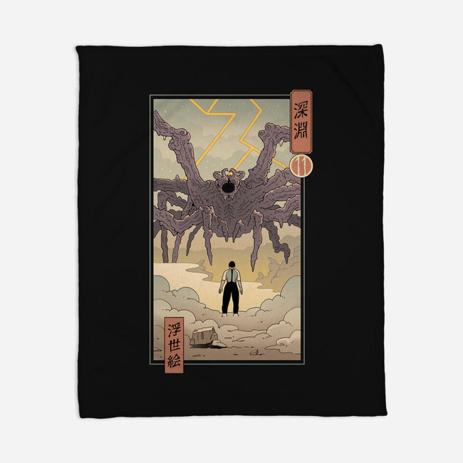 Strange Abyss-None-Fleece-Blanket-vp021