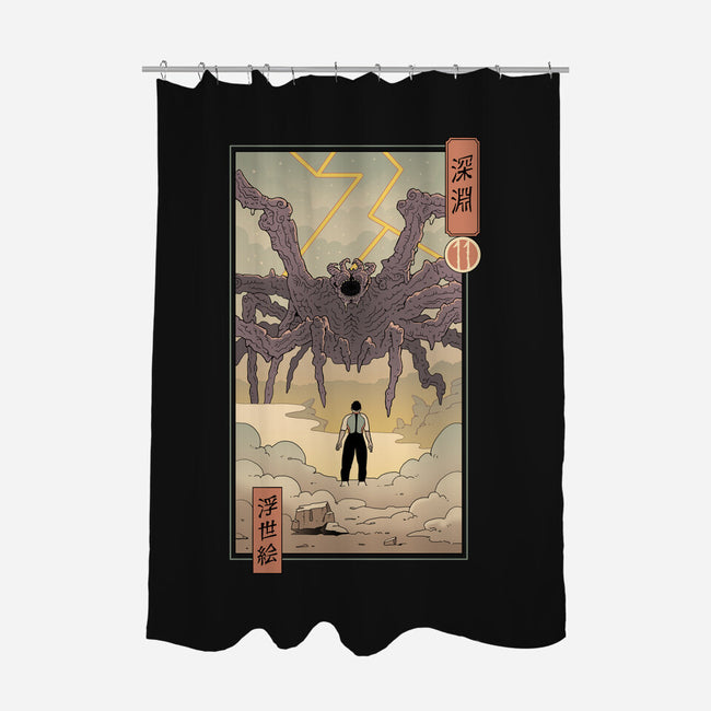 Strange Abyss-None-Polyester-Shower Curtain-vp021
