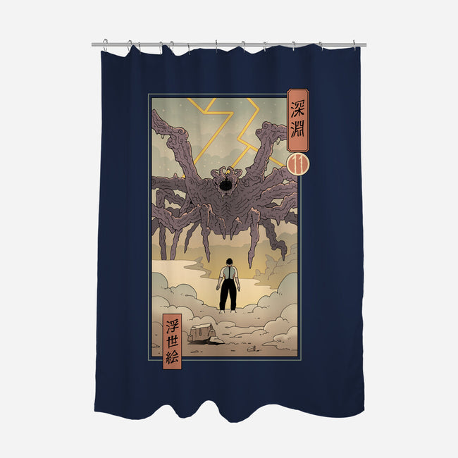 Strange Abyss-None-Polyester-Shower Curtain-vp021