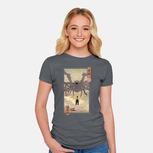 Strange Abyss-Womens-Fitted-Tee-vp021