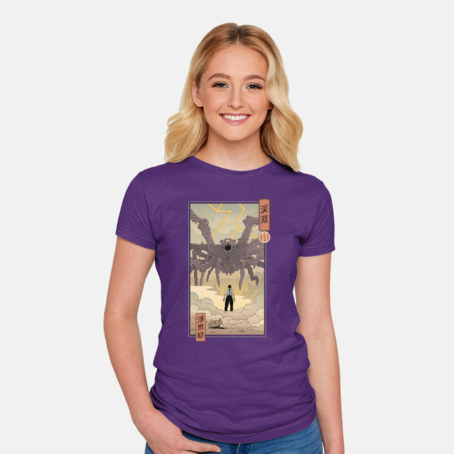 Strange Abyss-Womens-Fitted-Tee-vp021