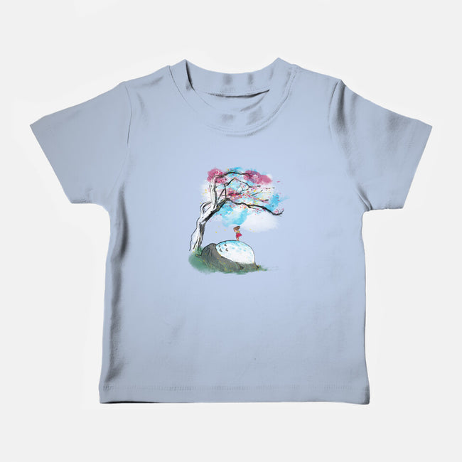 The Nap Under The Sakura Tree-Baby-Basic-Tee-kharmazero