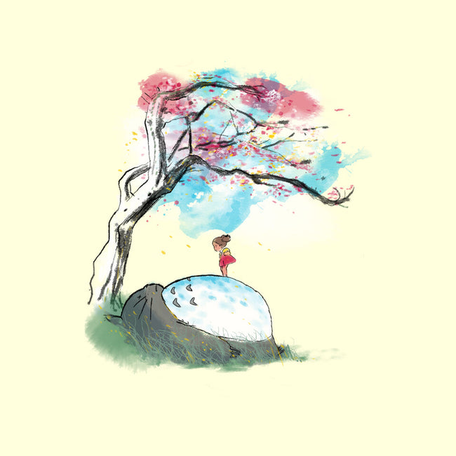 The Nap Under The Sakura Tree-None-Drawstring-Bag-kharmazero