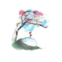 The Nap Under The Sakura Tree-None-Drawstring-Bag-kharmazero