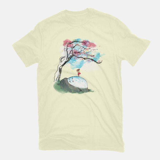The Nap Under The Sakura Tree-Mens-Basic-Tee-kharmazero