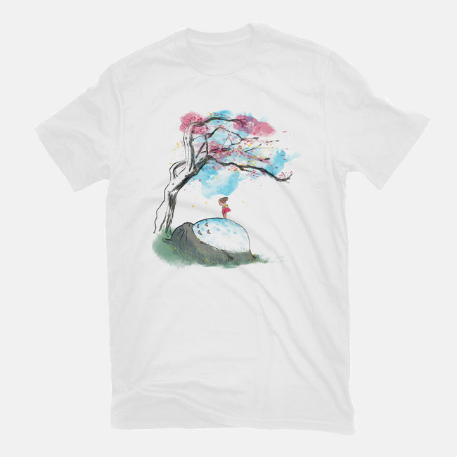 The Nap Under The Sakura Tree-Mens-Heavyweight-Tee-kharmazero