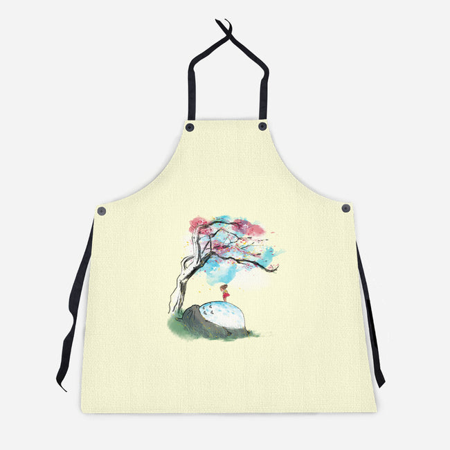 The Nap Under The Sakura Tree-Unisex-Kitchen-Apron-kharmazero