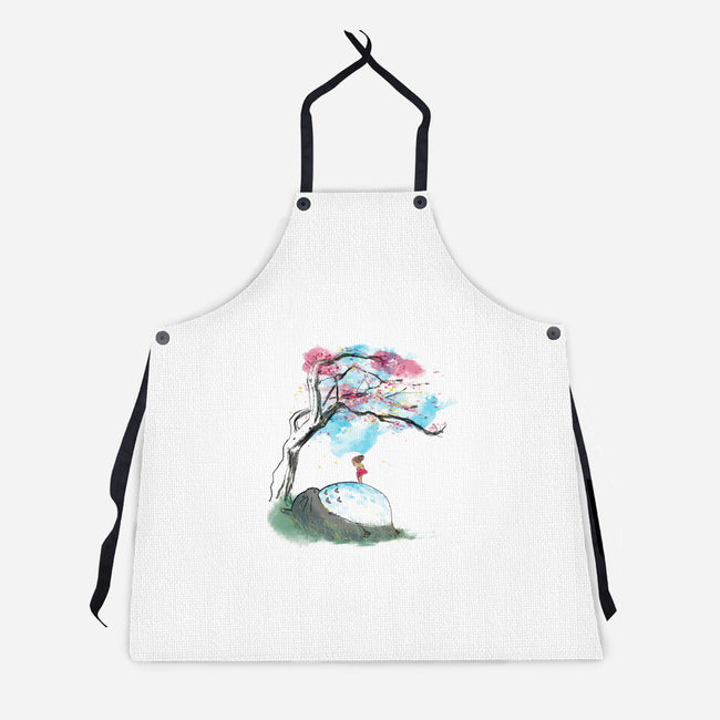 The Nap Under The Sakura Tree-Unisex-Kitchen-Apron-kharmazero