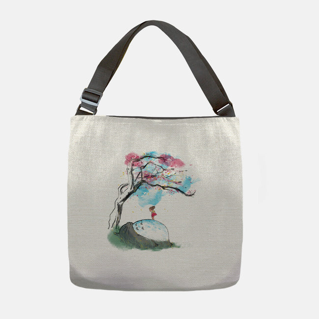 The Nap Under The Sakura Tree-None-Adjustable Tote-Bag-kharmazero
