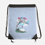 The Nap Under The Sakura Tree-None-Drawstring-Bag-kharmazero
